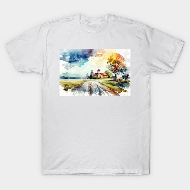 Rustic Countryside Charm T-Shirt by SoloSeal